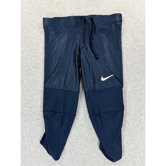 Nike Pro Elite 3/4 Length Compression Track & Field Tights (Women's XL)‎ Blue - Picture 1 of 13